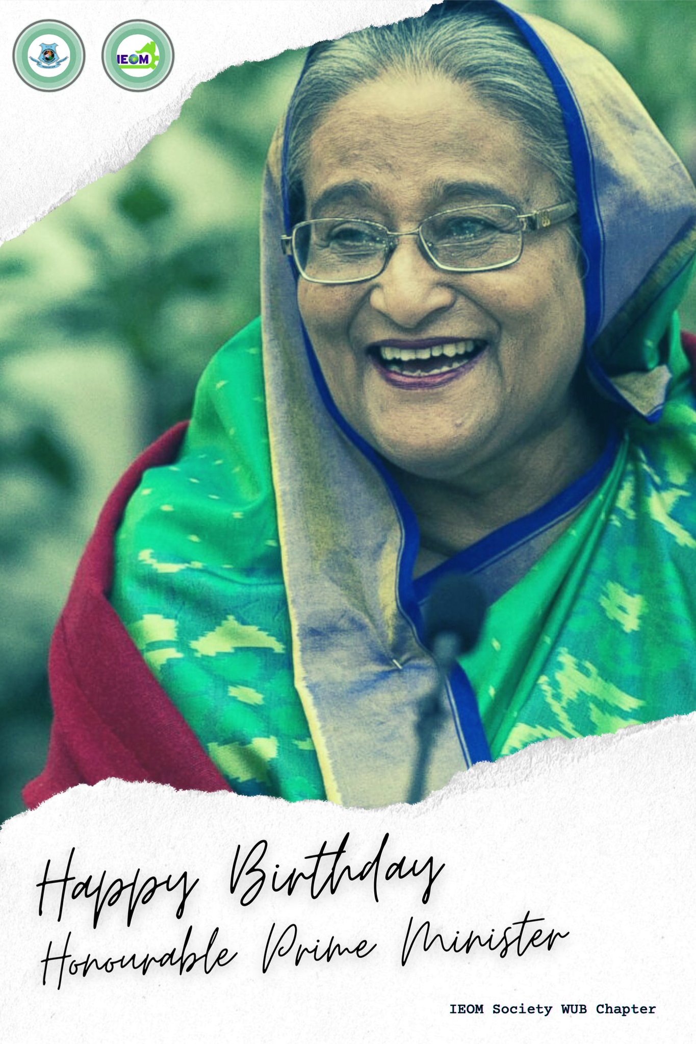 Happy Birthday, Honorable Prime Minister Sheikh Hasina! 