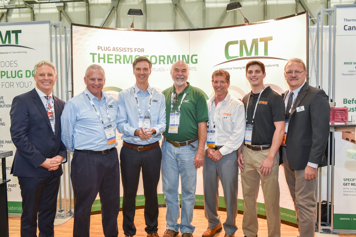 SPEThermo's tweet photo. This week, we're thanking our conference sponsors who made last week's event in Grand Rapids possible! We are very grateful for your support, @BrownMachineG, COMI USA, and @cmtmaterials.
#thermoforming #plastics #mfg #4SPE https://t.co/vMmNGE4hMA
