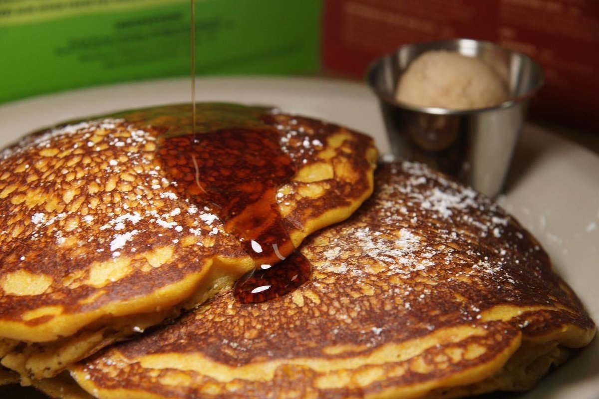 Cafe_Brazil_DFW's tweet photo. We are celebrating National Pancake Day TODAY!!! Get ONE FREE 🎃PUMPKIN 🎃PANCAKE 🎃 with any Entree purchase! All day, All locations, while supplies last! #cafebrazil #pumpkin #pumpkinpancakes https://t.co/OAdlCoWIUu