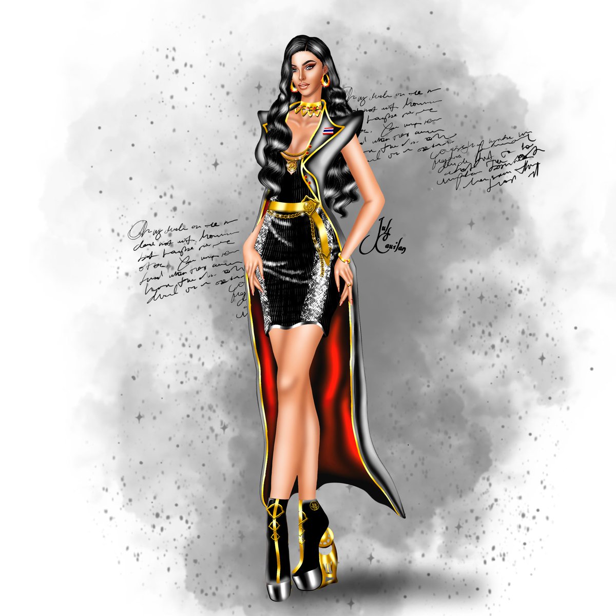 httpx_jaycln's tweet photo. #fashionillustration #digitalarts #inspired #workcomission #fanarts #model #fashion #ibispaintx #sketchbook https://t.co/jK1JQiGWzM