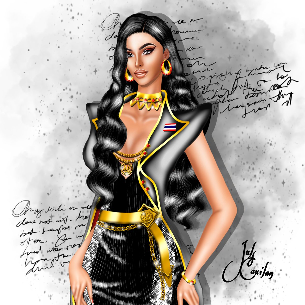 httpx_jaycln's tweet photo. #fashionillustration #digitalarts #inspired #workcomission #fanarts #model #fashion #ibispaintx #sketchbook https://t.co/jK1JQiGWzM