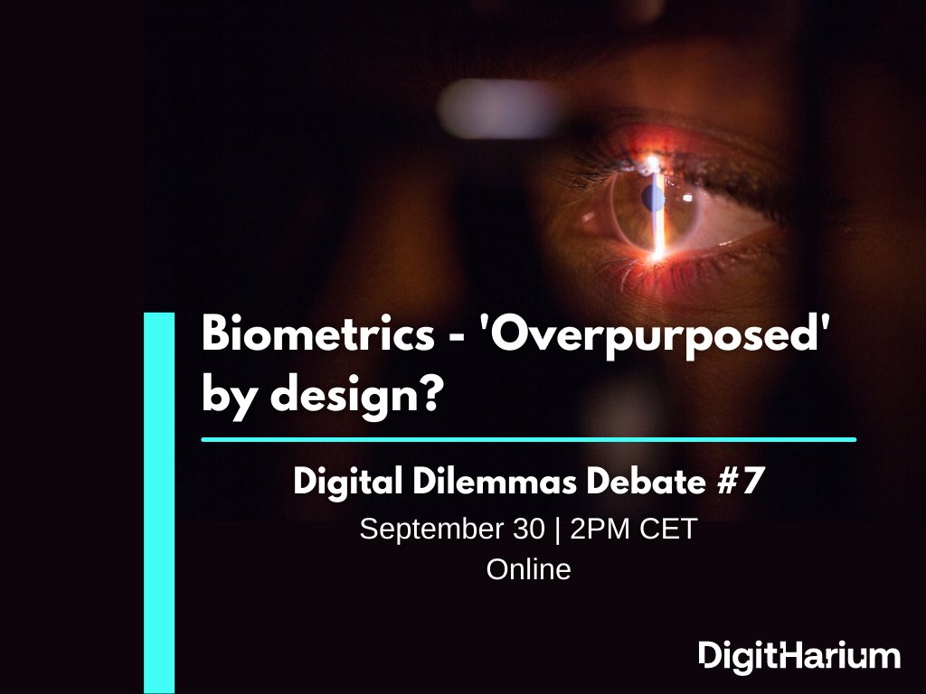 #DidYouKnow that iris scans are used in hospitals to diagnose patients?

That's great for diagnosis - less great if you just wanted to register people for assistance.

Why #biometrics are 'overpurposed' by design: let's discuss 👉 icrc.org/en/digitharium…

🗓️Sept 30
🕑2PM