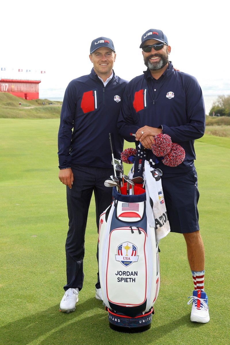 JordanSpieth's tweet photo. The best week with this team and these fans!! 🇺🇸 @RyderCupUSA @stevestricker https://t.co/dsIWKsVLZf
