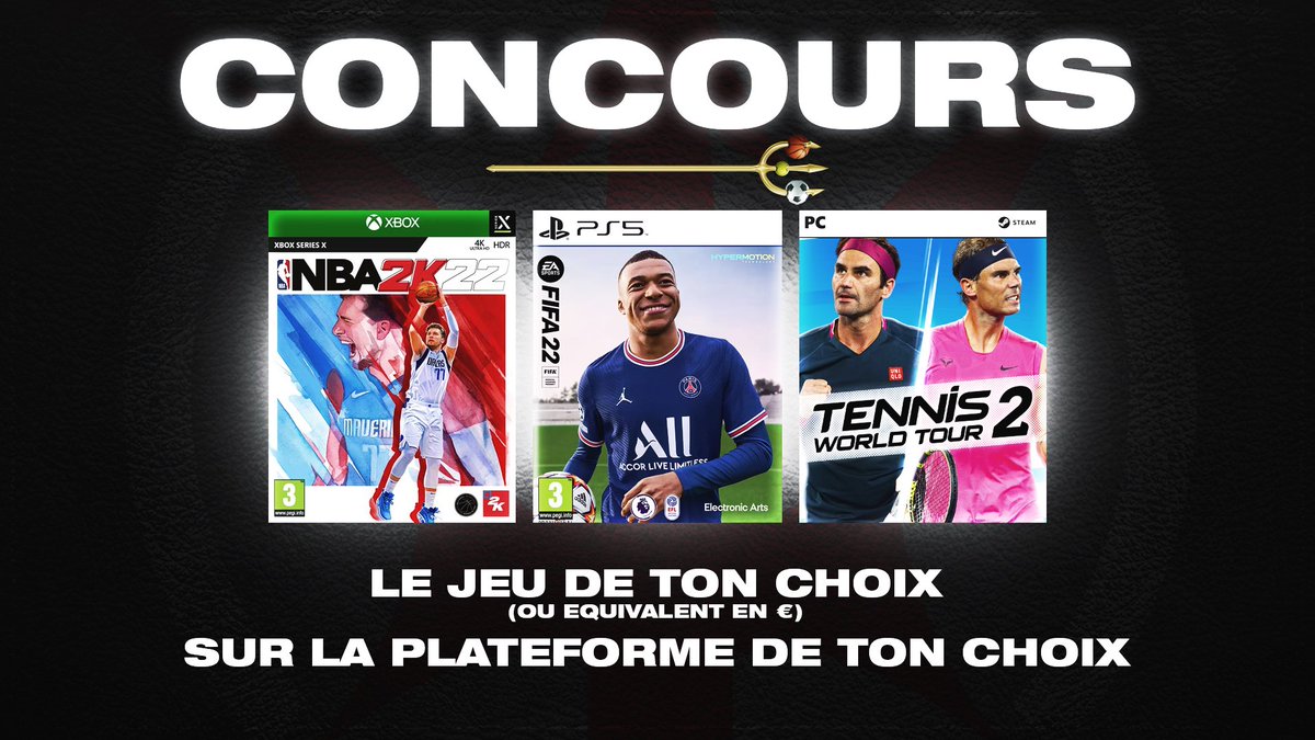 EncoreBouly's tweet photo. Salut les bg, gros concours pour la sortie de Fifa 22 ⚽️ 

• RT + LIKE le tweet

• Follow @EncoreBouly et @tridsports pour tenter de remporter : 

3 jeux fifa (ou 3 jeux de ton choix), 3 gagnants.

📅 Tirage au sort ce vendredi ! 

Bonne chance à tous ❤️🌴 https://t.co/bscSN9ti6t