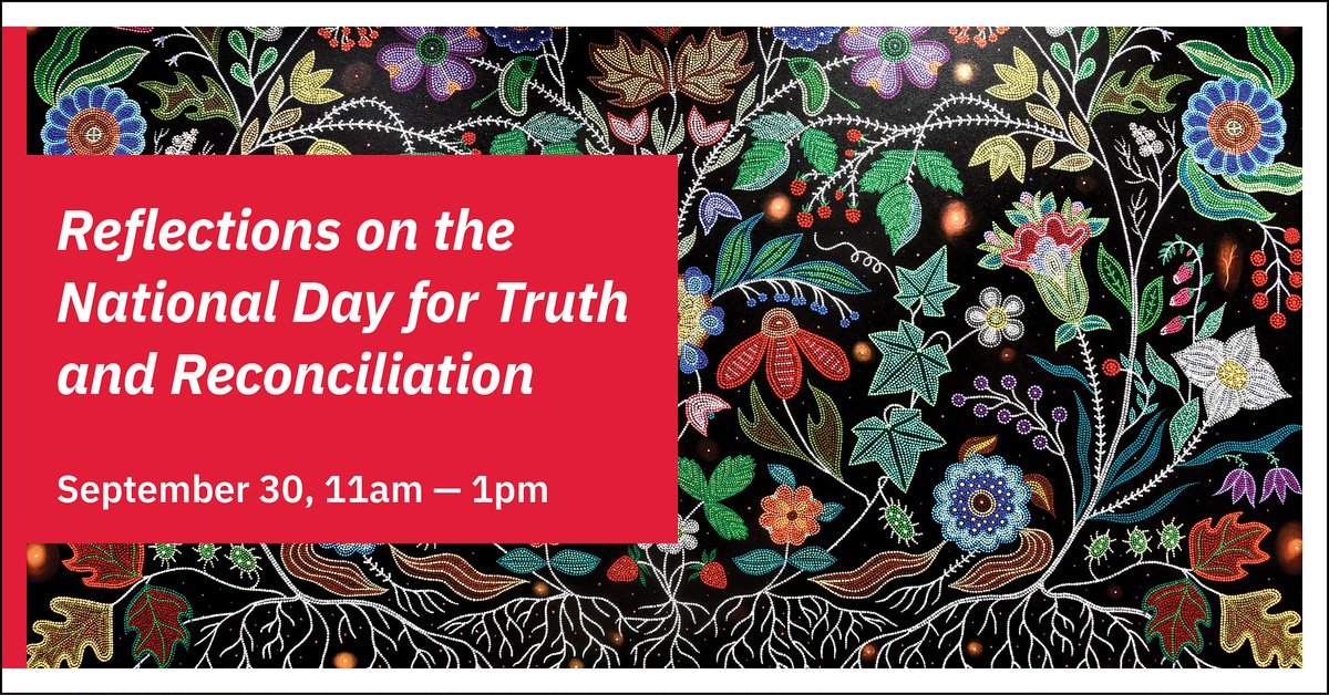 Join us for a virtual event where we will come together to pause and reflect on the intergenerational harm that the Residential School systems caused in Canada and recognize the strength and resiliency of Indigenous peoples. | #NDTR

Event details: bit.ly/3kMecNW