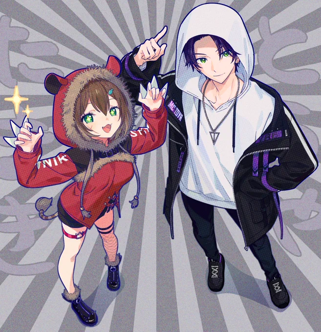 フード衣装かわいいねえ #のらねっこあら #金剛力也像 