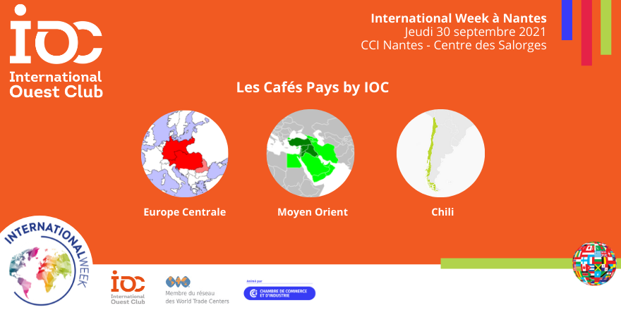 ClubIOC's tweet photo. [Cap vers de nouveaux marchés] Europe Centrale, Moyen-Orient, Chili
L’International Week CCI Nantes. Rencontrez des experts et chefs d’entreprises exportatrices 

Infos et inscriptions: https://t.co/uk9DLWglel 
#Internationalweek #exportation #international #joinIOC #tousalexport https://t.co/pEAsX4TF6B