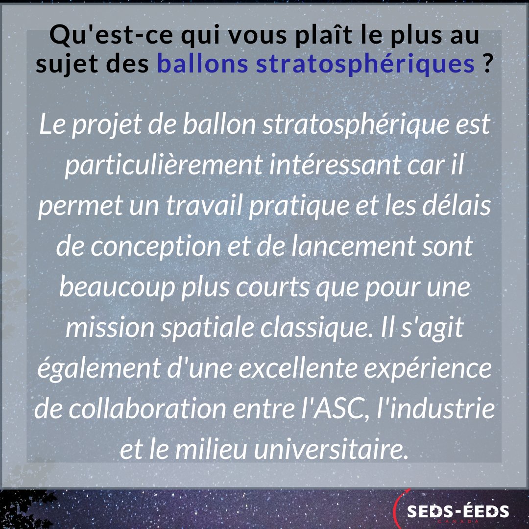 sedscanada's tweet photo. En vue du lancement de #CANSBX le octobre, nous aimerions présenter Vlad Popovici, un ingénieur de @asc_csa qui a aidé nos équipes d'étudiants à préparer leurs charges utiles pour la stratosphère! https://t.co/1YfHPwBy8M