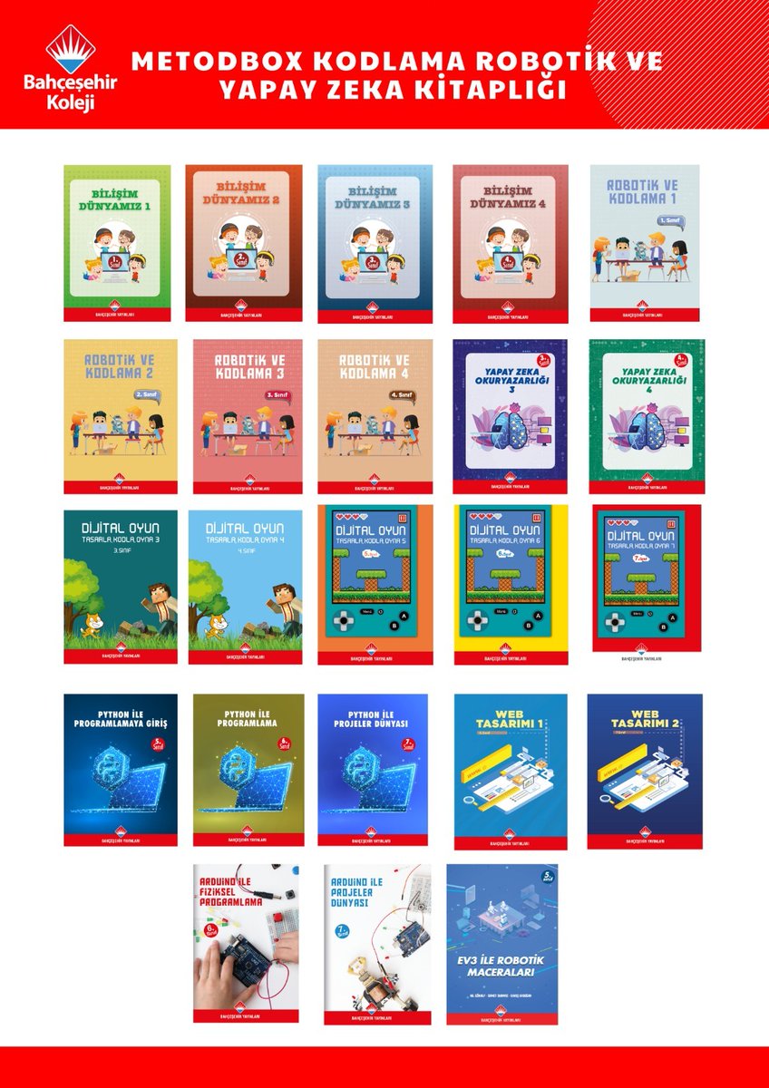 DeryaTaskinn_'s tweet photo. 23 Yeni yayınlarımız ve Yapay Zeka Okuryazarlığı programımızla Kodlama ve Robotik ders içerikleri #Metodbox sizleri bekliyor, birbirinden eğlenceli animasyonlar, videolarla öğrencilerimiz oyun tasarımından yapay zekayı uygulamalarına bilişimin her alanında kendini geliştiriyor 🤖 https://t.co/fzCJBxONae
