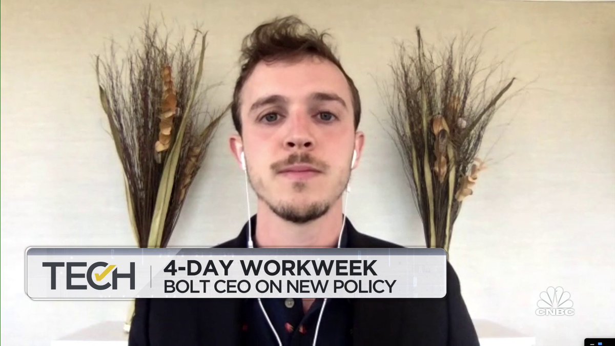 Ryan Breslow 🕺 on Twitter: "Thank you CNBC for having me on! 4 day work week is not just about days per week. It's about how we work and build together as