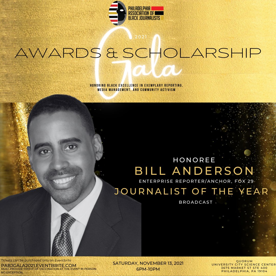 pabj's tweet photo. .@BillAFox29 of @FOX29philly will be receiving the Journalist of the Year (Broadcast) Award for his now-Emmy Award winning work in the field! 🏆✨ https://t.co/K89D6IFxKK