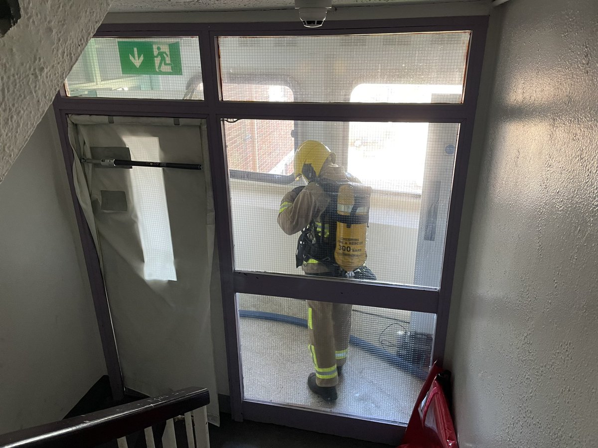 Successful first ops assurance exercise with crews from <a href="/CreweFireStn/">Crewe Fire Station</a> <a href="/MaccFire/">Macclesfield Fire Station</a>, today at a vacant high rise block in Kirby, Merseyside. Always good to test new equipment and procedures in different off site venues. Thanks <a href="/MerseyFire/">Mersey Fire</a> and OATT for supporting👍<a href="/CheshireFire/">Cheshire Fire and Rescue Service</a>