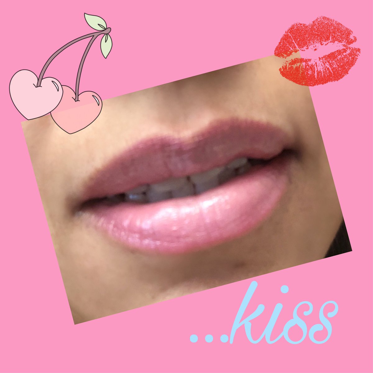 FlakInaSoy's tweet photo. #PinkKiss https://t.co/DtUJO4rcBY
