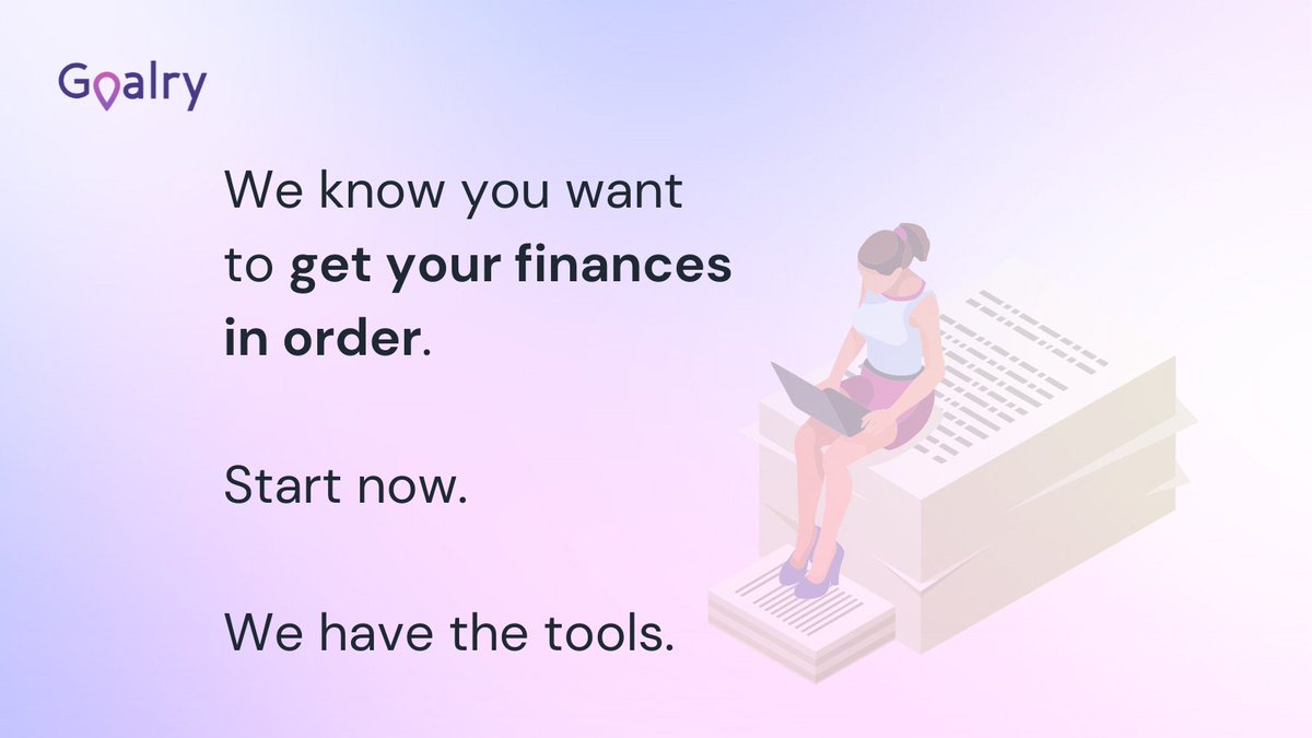 BudgetryStore's tweet photo. There's no better time to start than now. Join Goalry to get access the financial tools you need!

https://t.co/jrBgpUvu18 https://t.co/5dULQPB8eg