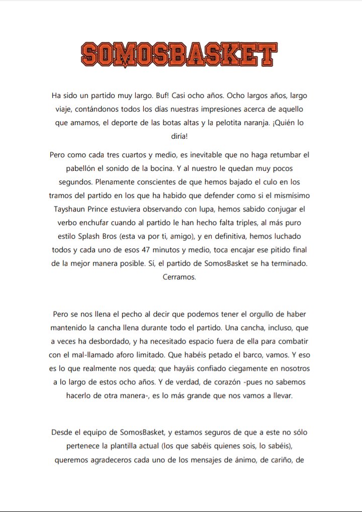 SOMOSBASKET.COM tweet media