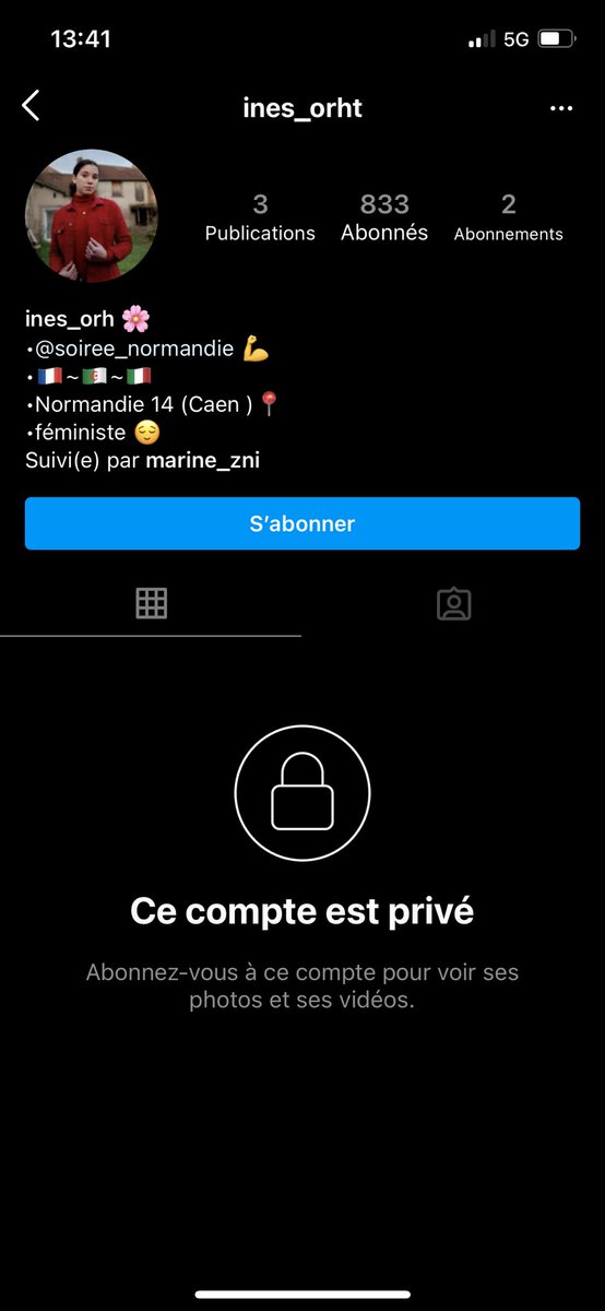 carla_stanescu's tweet photo. Les filles de Caen faites attention à ce compte Insta, c’est un faux compte qui dmd des services à des jeunes filles mineures pour au final leur faire peur bref gros pointeur ou pointeuse jsp mais signalez et répondez pas ⚠️⚠️⚠️ https://t.co/Guyxss0hdk