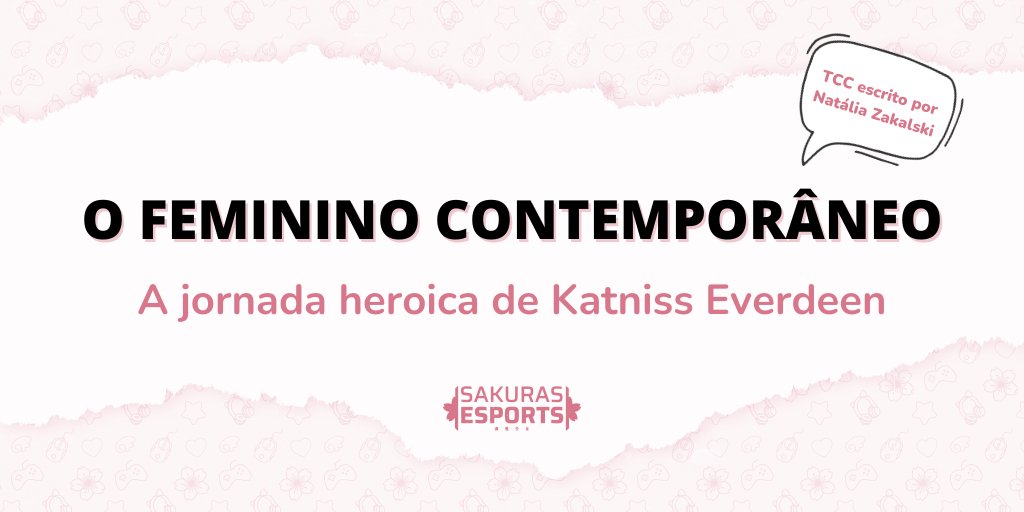 Nossa recomendação de hoje é a leitura do trabalho da <a href="/NatiZakalski/">Nati Zakalski (natizakalski.bsky.social)</a> 🌸

Lançado há mais de 9 anos, Jogos Vorazes continua sendo uma obra relevante para a sociedade. 
Confira em zakalski.com/download/tcc.p… uma incrível dissertação sobre a jornada heroica de Katniss Everdeen 🏹