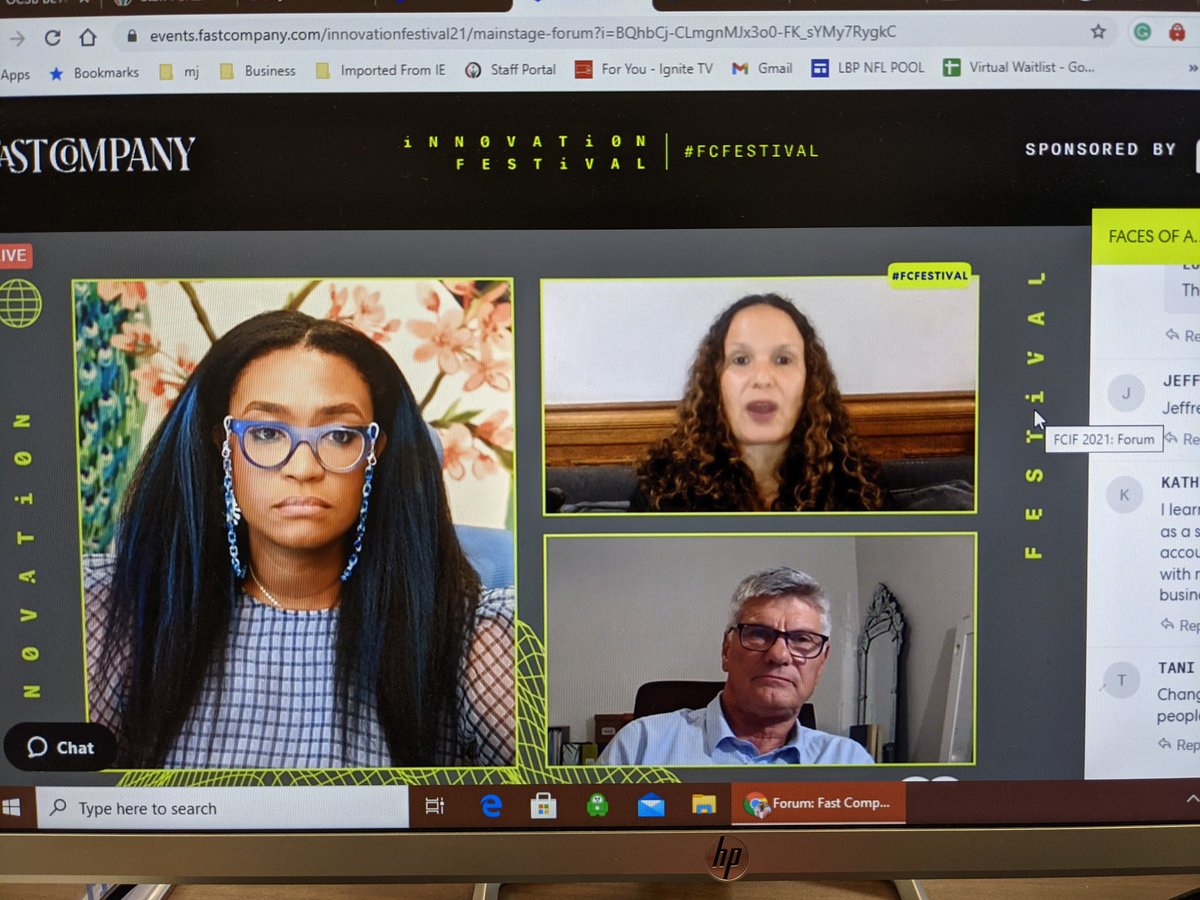 #FCFESTIVAL Faces of an inclusive Economy: Great presentation and a panel discussion. #Business #Equity