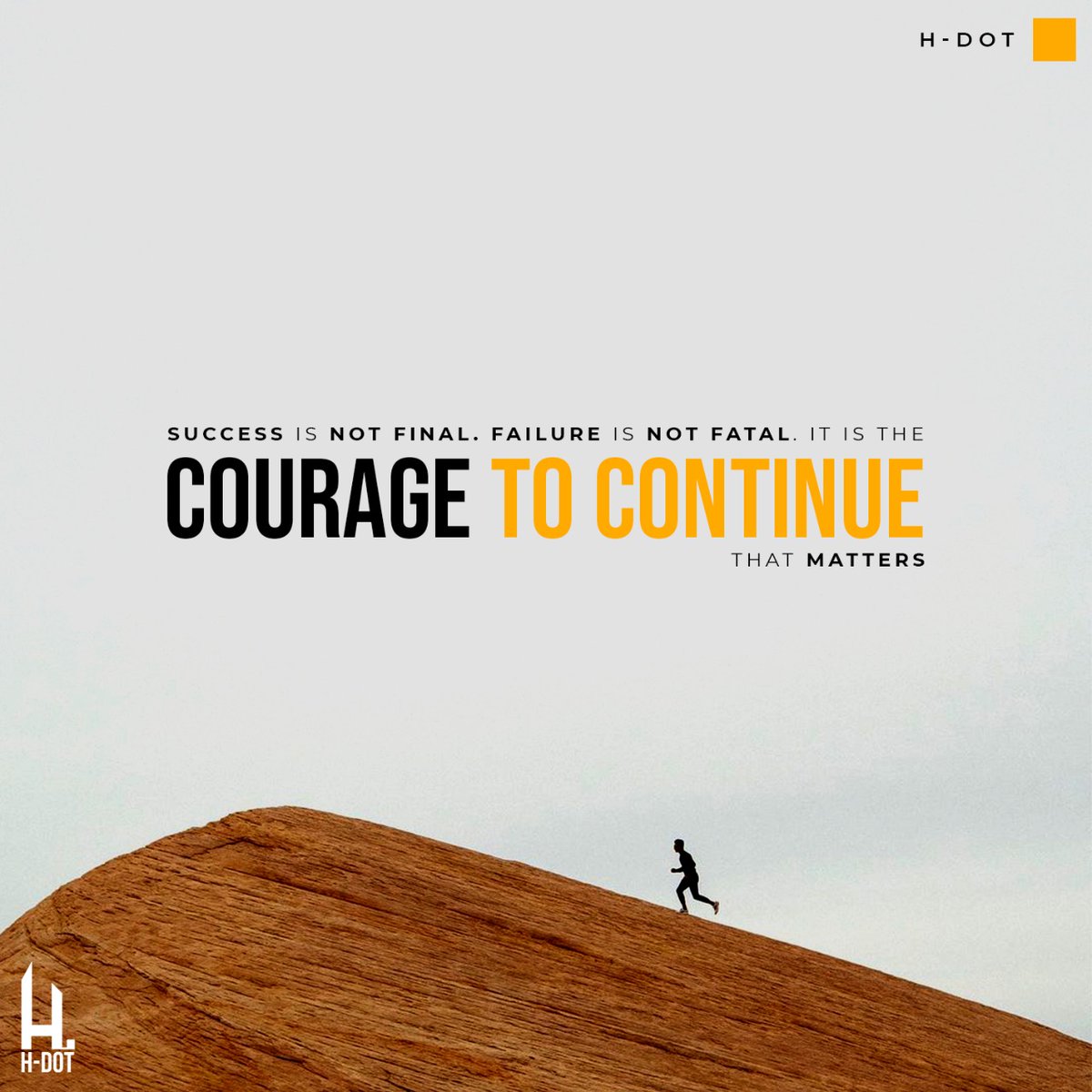 hdotpvtltd's tweet photo. Courage to accept I have courage,
This is proven to be;
The hardest courage their could be.
Life does not have a stop button. It's all a subjective notion. Neither success nor failure should inspire you to stop upgrading yourself. Keep going!
#HDot #mondaymotivation #art #mood https://t.co/VforSHWh2V