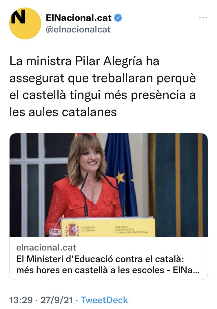 lalidieta's tweet photo. La LOMLOE o Ley Celaá va ser protagonista durant el 2020.
Uns deien que blindava el català, uns altres asseguraven que no.

Avui s’ha publicat aquesta notícia.👇🏽👇🏽👇🏽👇🏽👇🏽

((((Calen cues de pansa o tirar de tuiteroteca de tant en tant )))

Obro enfilall 📝 https://t.co/4QCaHO99f7