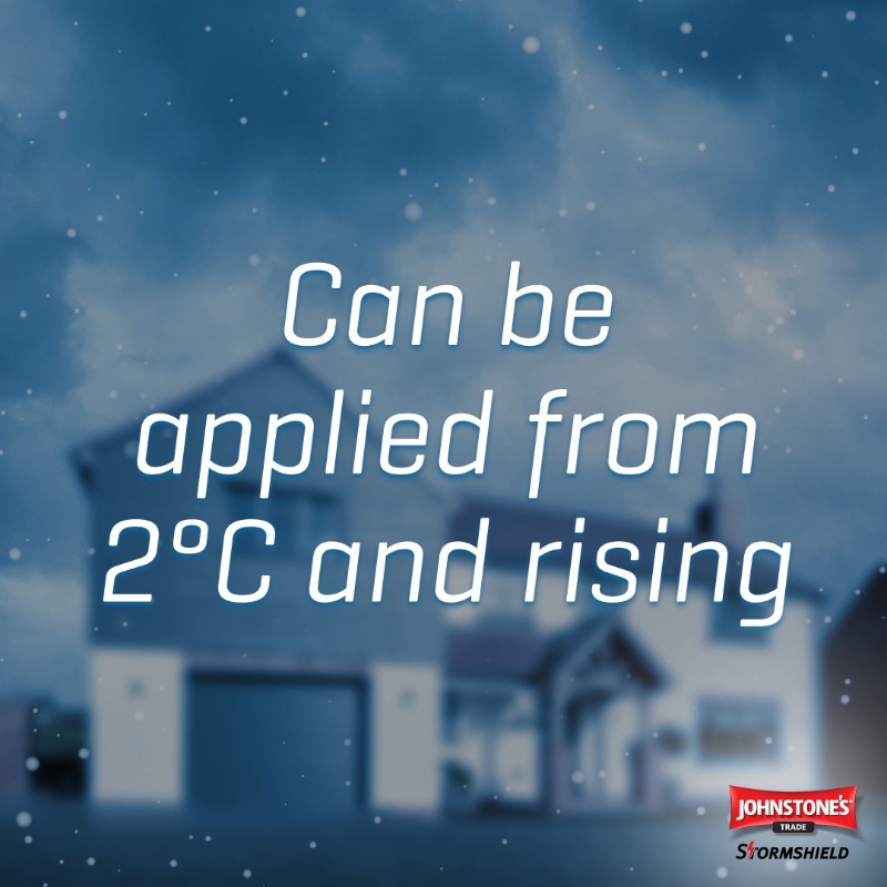 JohnstonesTrade's tweet photo. Johnstone’s Trade Stormshield Smooth Masonry has been designed with you in mind! 
Check out all its application benefits below ⬇️