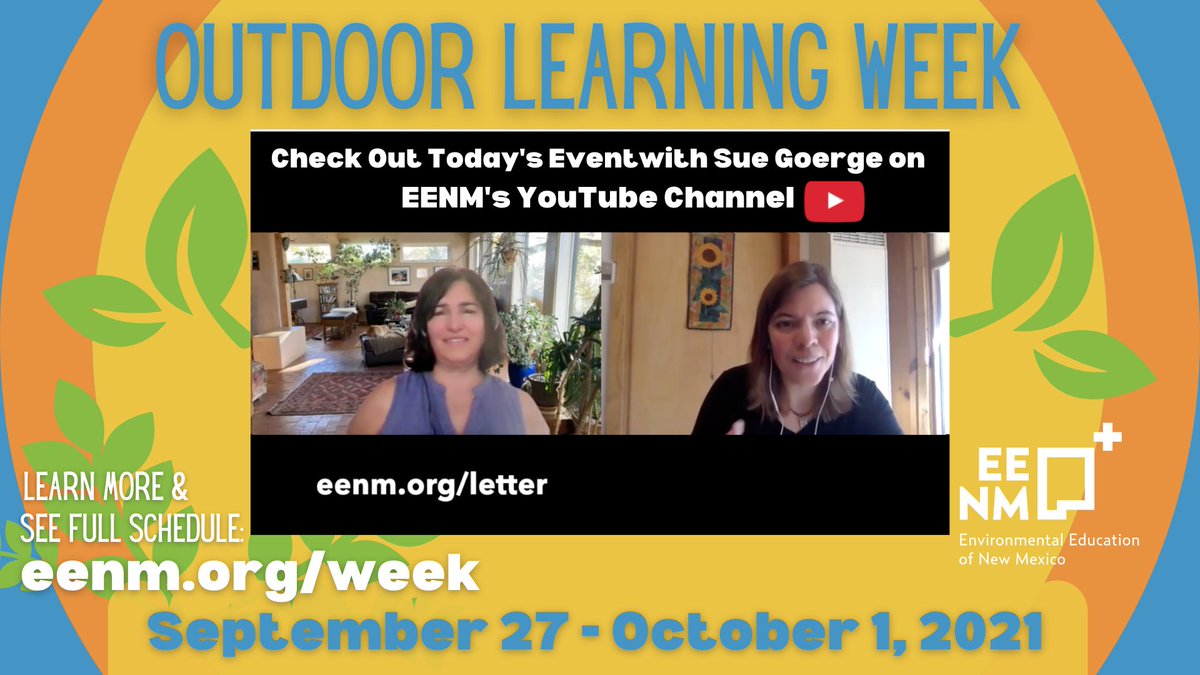 newmexicoee's tweet photo. Happy #OutdoorLearningWeekNM! We're so excited to kick off this first annual week celebrating #outdooreducation in #NewMexico! Take a look at today's event, featuring Sue George of @WildFriendsNM: https://t.co/SydMvjZjb5 #enviroed #outdoorlearning https://t.co/E4cg5ERoUa