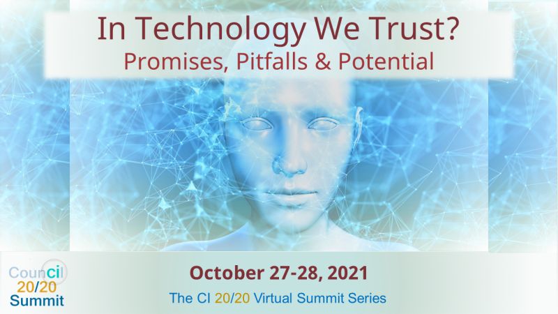 Registration for the Council of CI Fellows’ 2021 Summit is now open and we're thrilled to reveal our Keynote Speakers: James Bell (yes, the head of AI &amp; ML at Dow Jones) &amp; the one and only @Rishad Tobaccowala.  $199 Early Bird rate available through 9/30! hopin.com/events/in-tech…