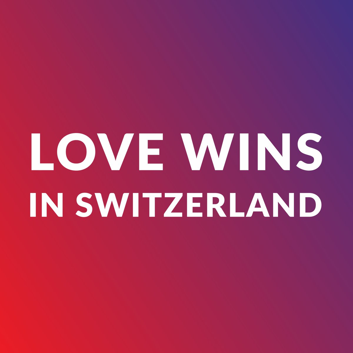 OutrightIntl's tweet image. #Switzerland becomes the 30th country to recognize equal marriage! 🌈🌈
#loveinlove #lovewins