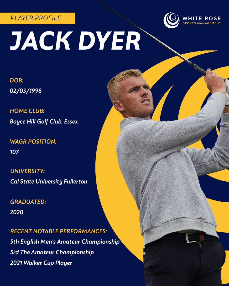 A closer look at our newest member of the White Rose family 🙌

⛳️ <a href="/JackDyer_/">Jack Dyer</a>