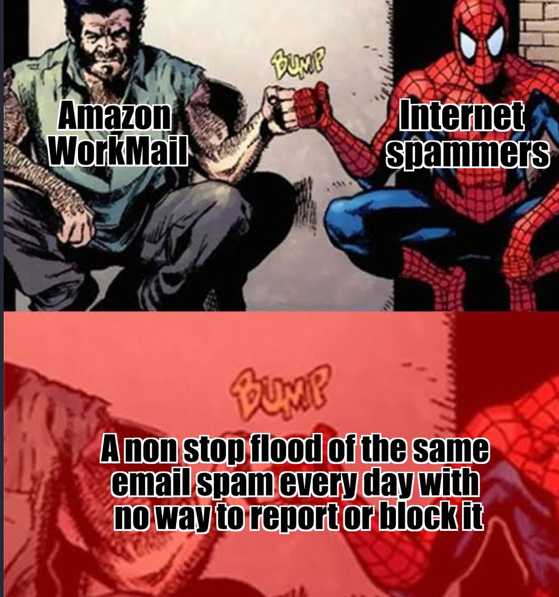 nathangloverAUS's tweet image. Is there anyone who uses Amazon #WorkMail who DOESN&apos;T constantly get spam and has just given up trying to find a way to block it?