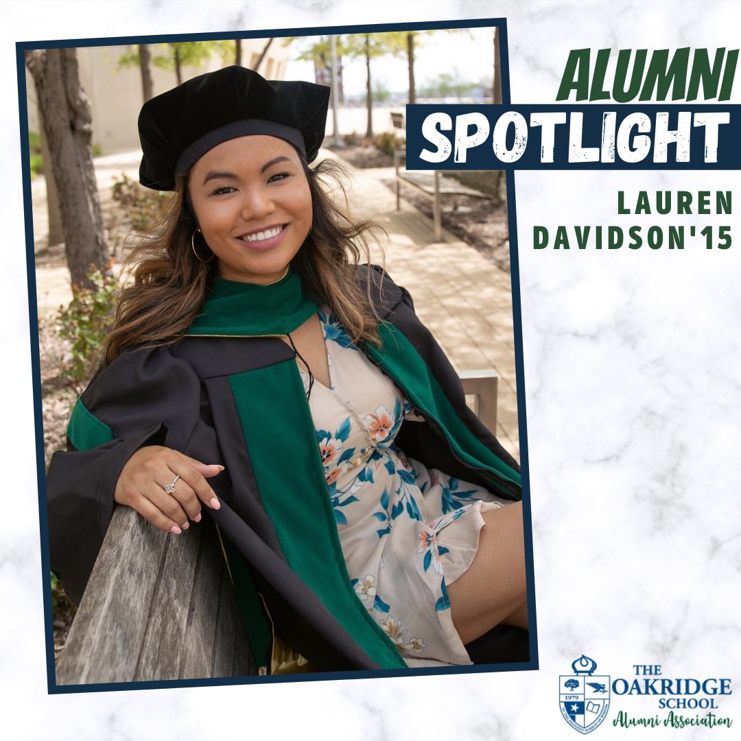 OakridgeAlumni's tweet photo. LAUREN DAVIDSON ’15 graduated medical school at the UNIVERSITY OF MISSOURI-KANSAS CITY School of Medicine’s 6-Year BA/MD program. She will be starting an Internal Medicine residency at the University of Rochester School of Medicine in Rochester, NY. 

Congratulations Lauren! https://t.co/qJpyRcu5TW