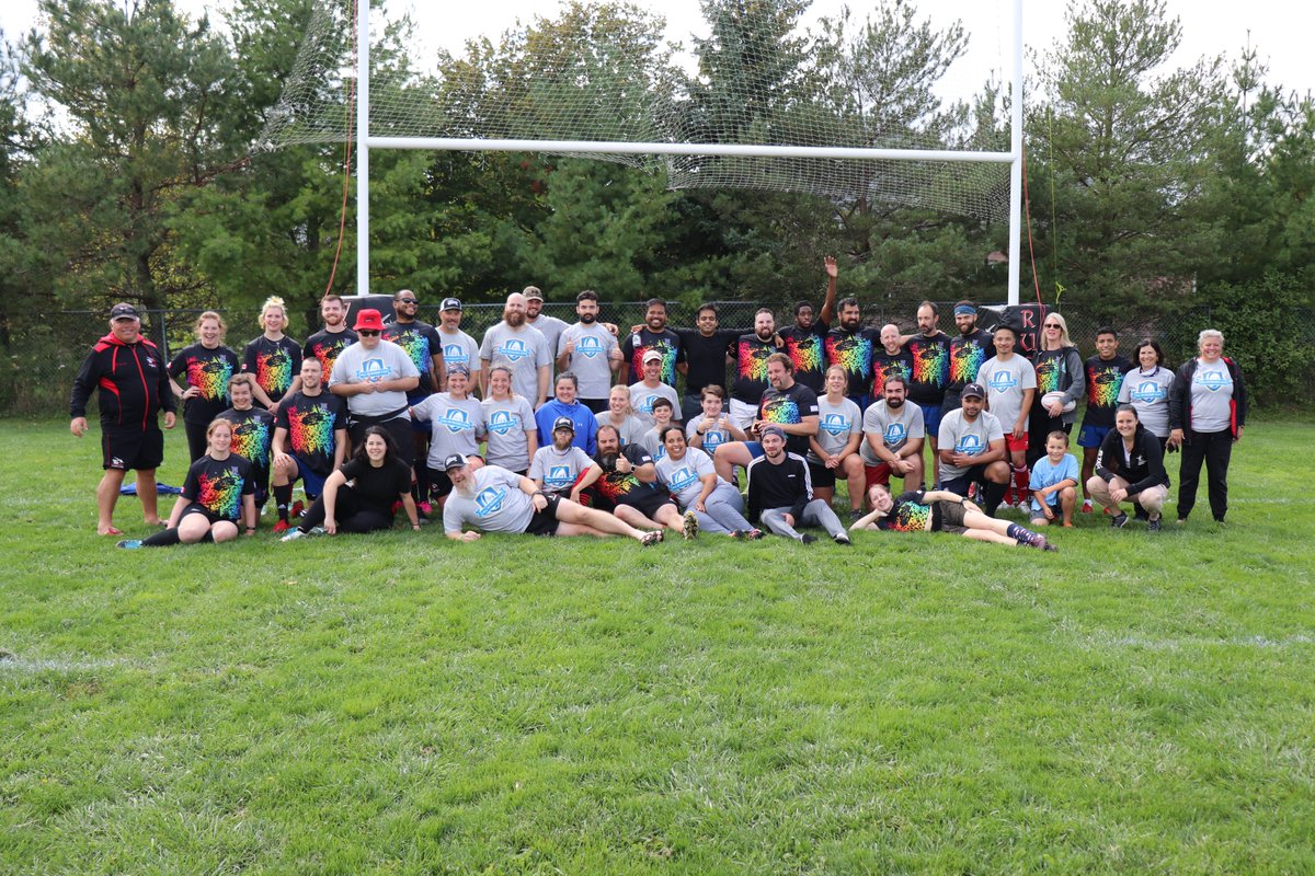 RugbyOntario's tweet photo. Rugby Ontario would like to Congratulate the Muddy Lions on winning the inaugural All In Rugby Cup! Congratulations to all the clubs on a fantastic Mixed Ability Rugby season. A special thank you goes out to  @VikingsRugbyRFC  for hosting the event! https://t.co/cqgKVLFuxb