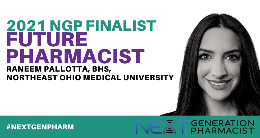 nextgenpharm's tweet photo. Looking at you, Future Pharmacist! Shoutout to P4 student Raneem Pallotta of @neomedcop, for being nominated as a finalist in this category for the #NextGenPharm awards! https://t.co/NoviDtgYpH