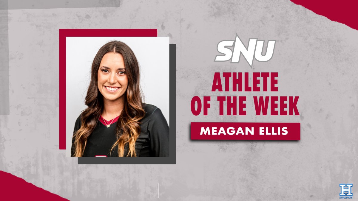 SNUAthletics's tweet photo. With 20 kills, four aces, 14 digs, and reaching 1000 career kills last week, @snu_volleyball's Meagan Ellis is your Female SNU Athlete of the Week!

#BoltsUp⚡️  | @megryan_ellis https://t.co/7eDS81fLyT