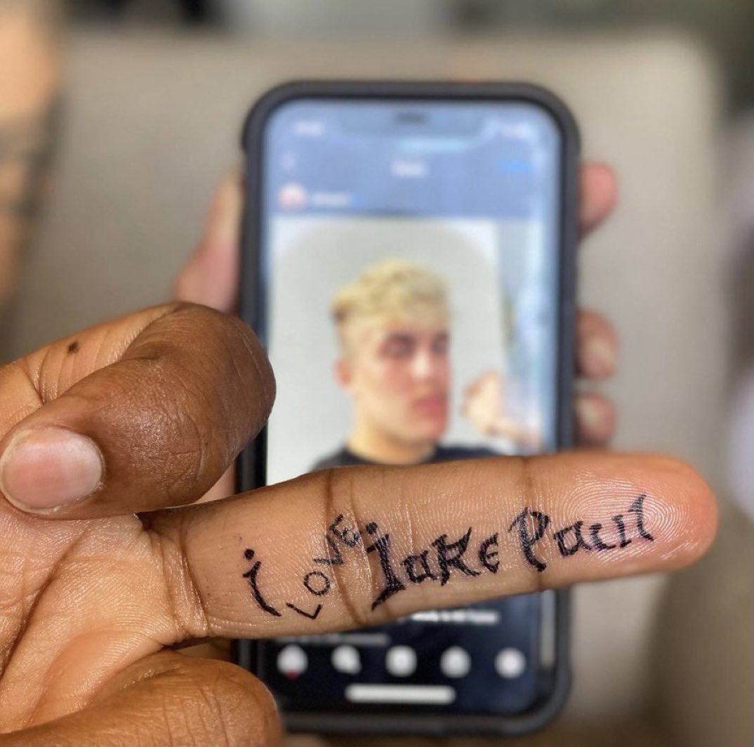 barstoolsports's tweet photo. TYRON WOODLEY GOT THE JAKE PAUL TATTOO @SpinninBackfist https://t.co/OflbacETL1