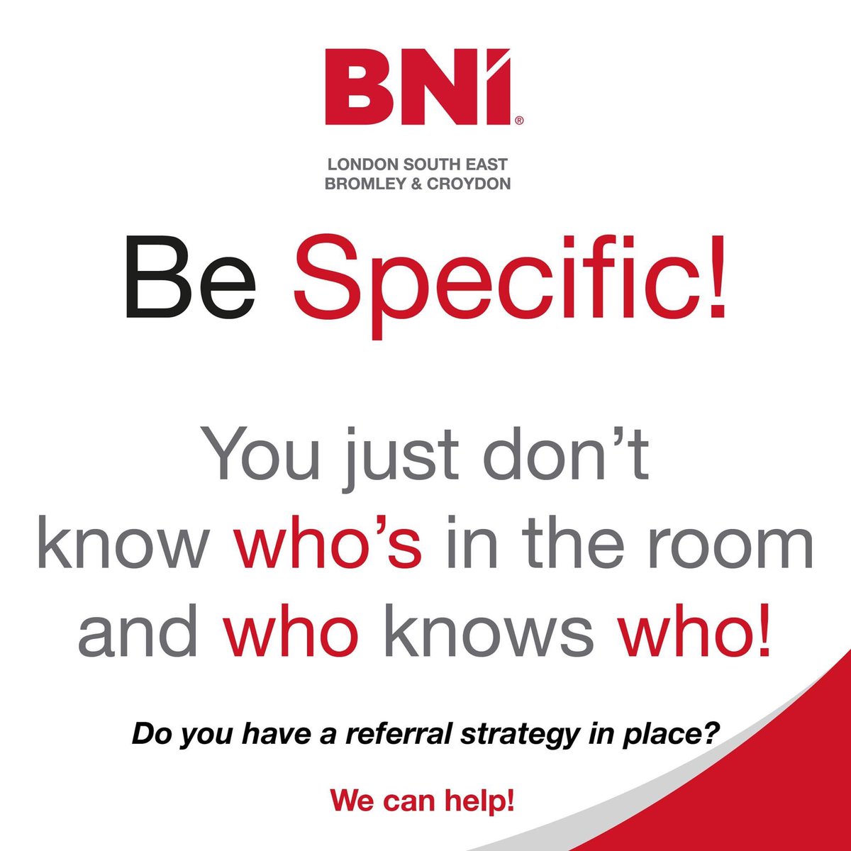 We've had celebrities, dignitaries, business dragons and even royalty passed as HOT referrals in our region!

NEVER be afraid of asking for that LIFE CHANGING Referral! #BNI #BNILSE #BNIisBetter #Business #SmallBusiness #SME #Networking #Referrals #GiversGain