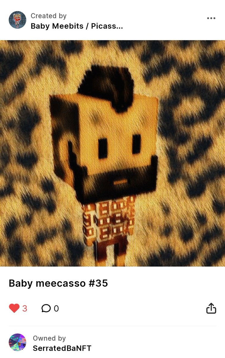 nft_ba's tweet photo. Wanna throw some my way?
I'm pretty proud of my @PicassoMeebits collection..
Especially Leopard Not @MrT 
🥷🏴‍☠️🎧

Plus? I'm pretty sure I met your Dad on the malecón and got him and his homie some tamales Popotla here in Playas. Ask him if he remembers meeting #theConduit 
♾🌌 https://t.co/VbNPLjxcuI