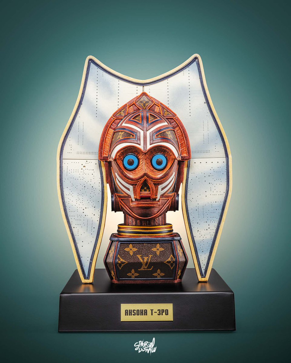 getFANDOM's tweet photo. 🚨 Giveaway🚨

Are you the biggest #StarWars fan? We're giving away this incredible custom 'Ahsoka T-3P0' sculpture by artist @gabrieldishaw to one lucky superfan

How to win ⤵️
1️⃣ RT and Follow @getfandom
2️⃣ Reply with why you're the biggest Star Wars fan &amp; #ForTheLoveofFans https://t.co/04oibNIqWE