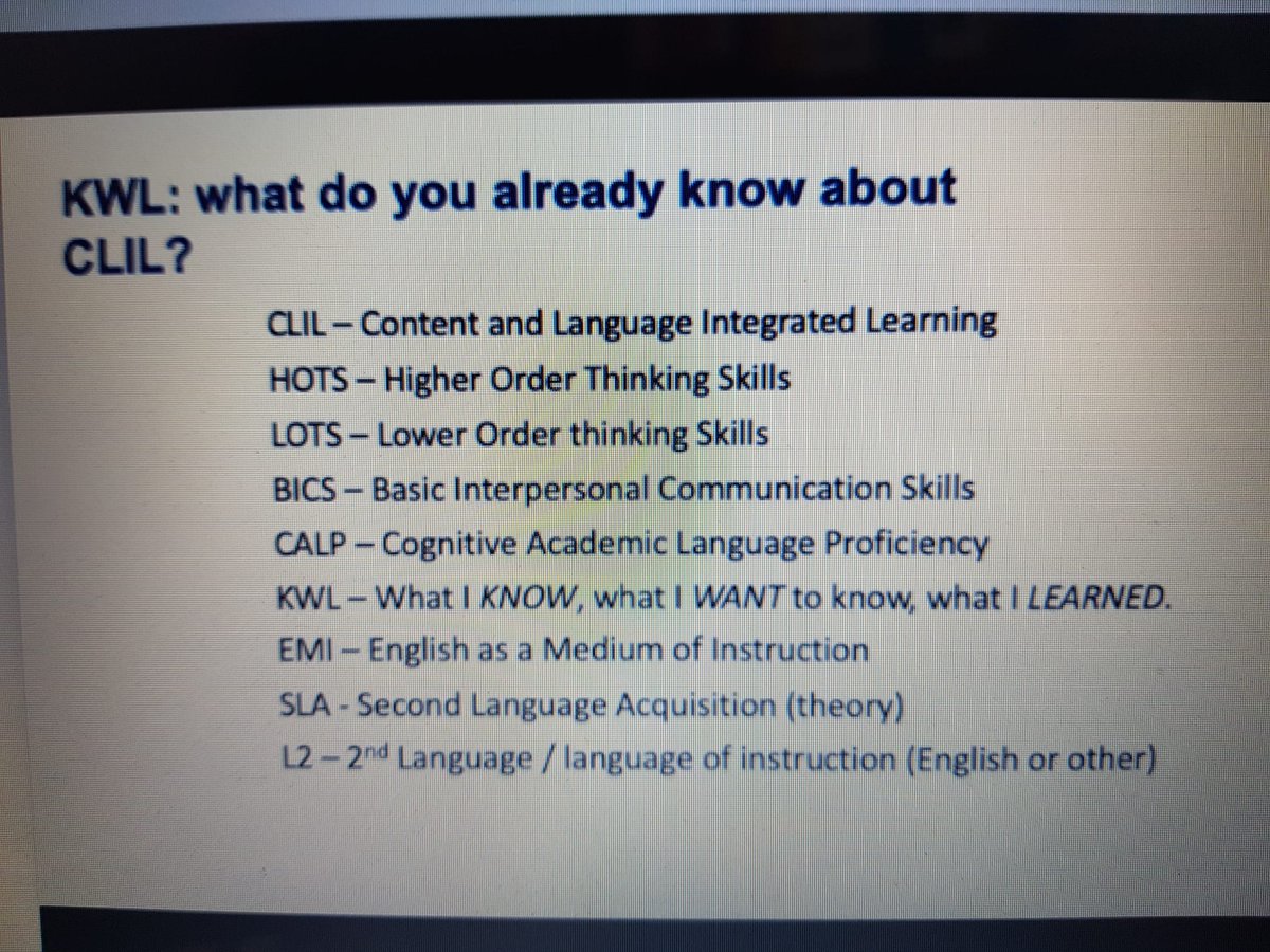 👨‍💻 Primera sesión del Proyecto de Formación en Centros conjunto con <a href="/cfieburgos/">CFIE de Burgos</a> "Metodologías de éxito en educación bilingüe en la escuela primaria": 

✅ What is CLIL with Amanda Jane Mcloughlin.

#internacionalizaCyL #formaciónCyL