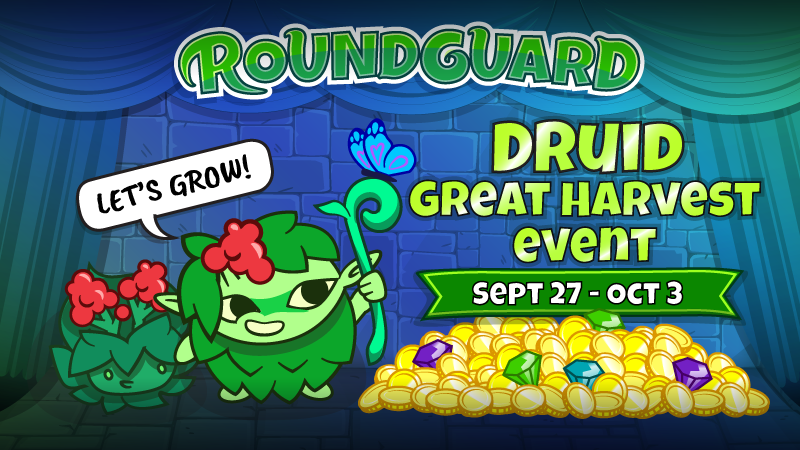 wonderbellygame's tweet photo. CONTEST! 
This week Sprig is ready to break our leaderboards and blow our minds with the Great Harvest event! Show us your high score and you could win a Roundguard enamel pin pack! 
RT and read the thread for details 👇 https://t.co/Ax7sz4M6PT