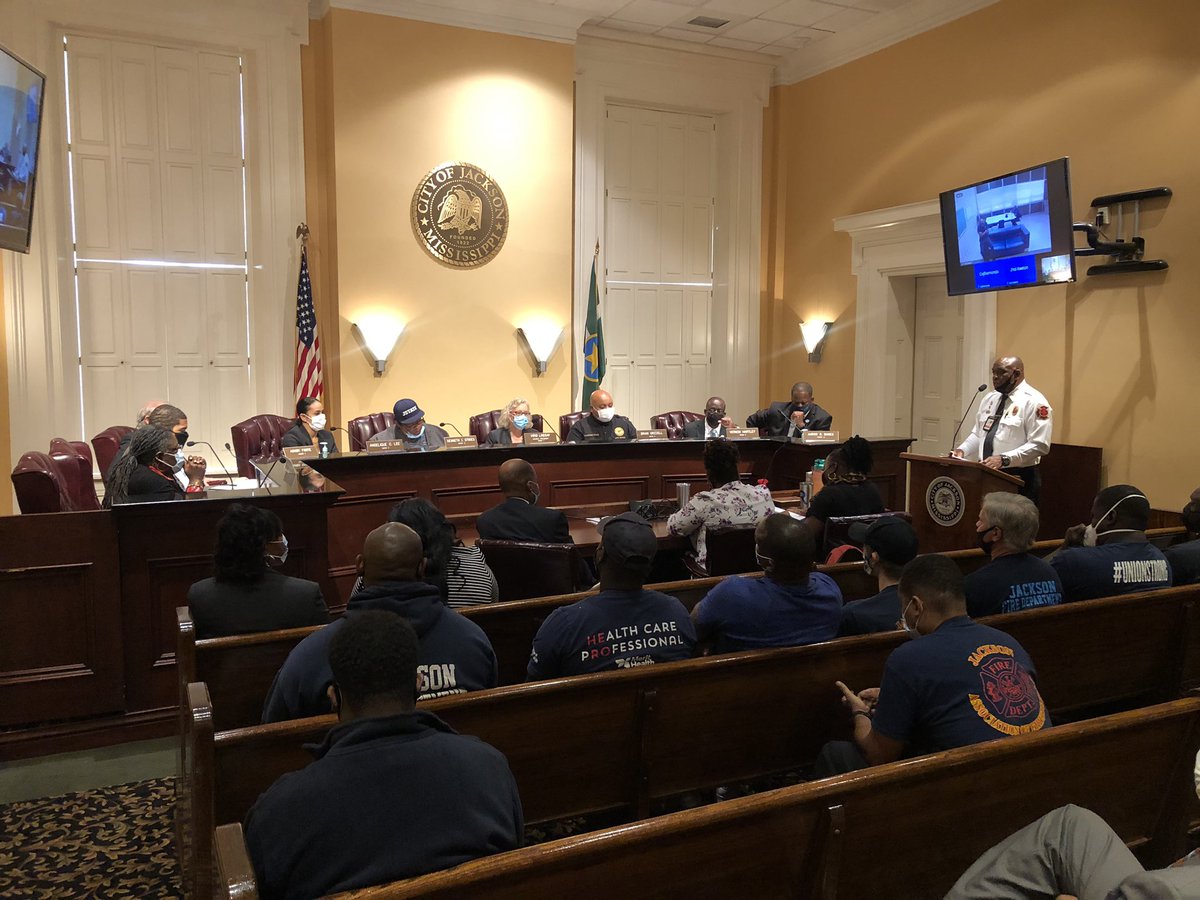 angarner's tweet image. City council has reconfirmed Willie Owens as Jackson Fire Chief in a 5-2 vote