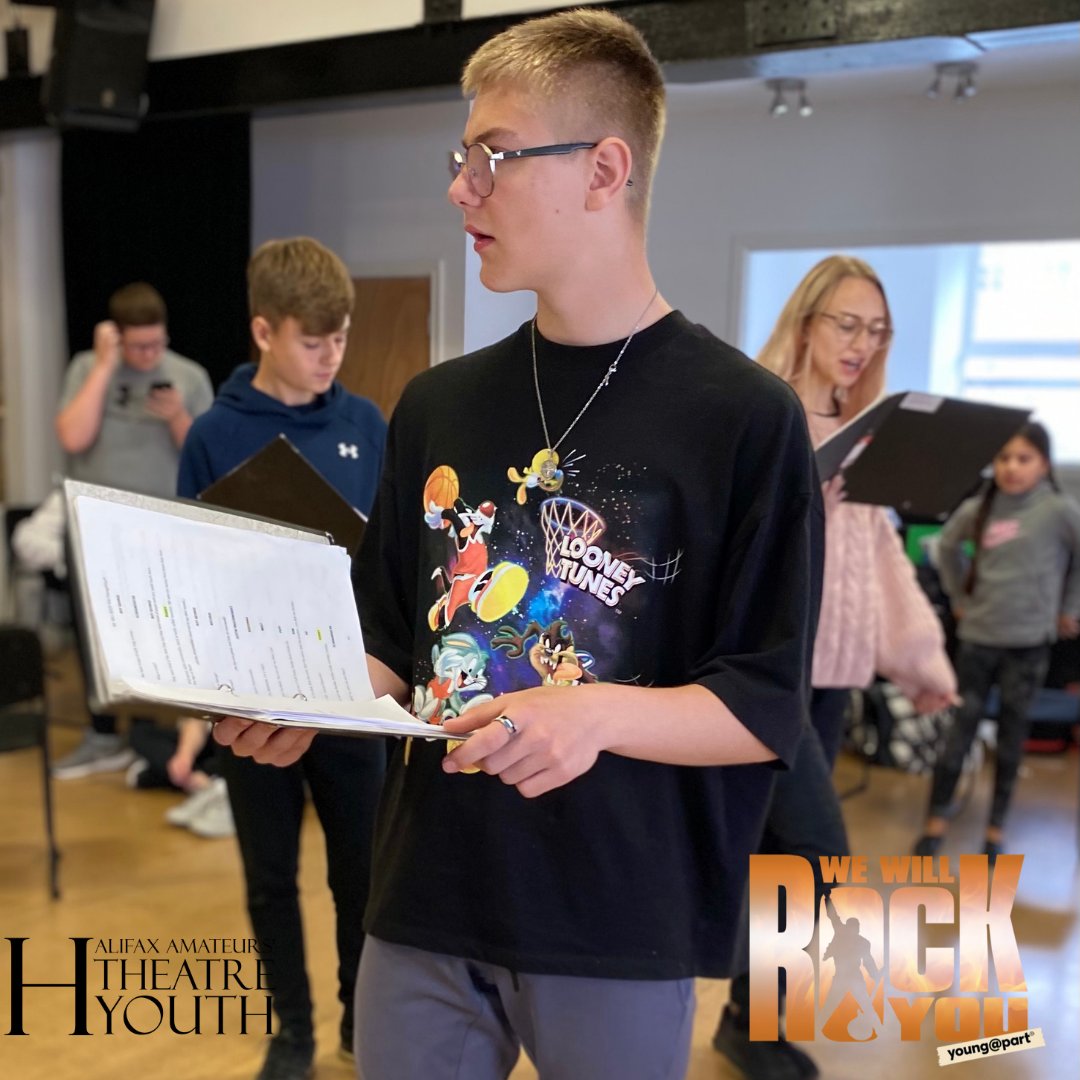 Last but not least, we've got Zarek Szewczyk playing Buddy, this is his third show with HATY. Zarek’s our Queen superfan in the cast.

See Zarek at the Halifax Playhouse next month. ticketsource.co.uk/halifaxplayhou…