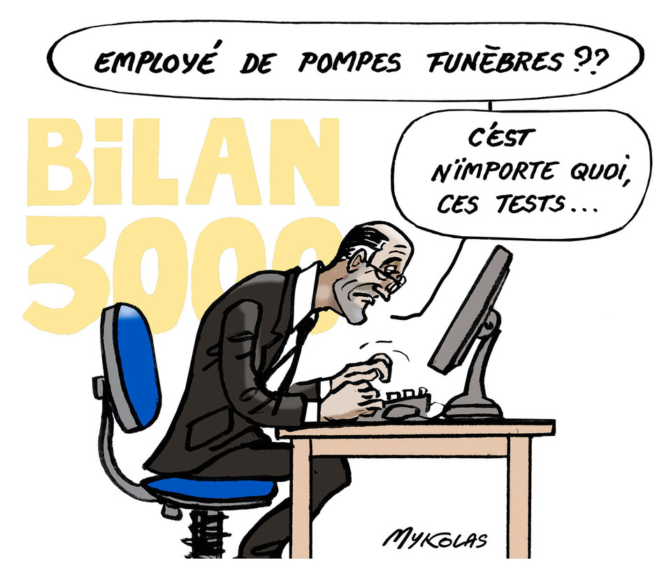 BlaguesDessins's tweet photo. Le #DessinDePresse de Mykolas : Bilans de compétences
Retrouvez les dessins de Mykolas sur le site : https://t.co/VQNx0gcoo7
#DessinDeMykolas #ActuDeMykolas #Humour #HumourNoir #Travail #Emploi #Tests #BilanDeCompétences #TestInformatique https://t.co/FGYwJXu3jZ