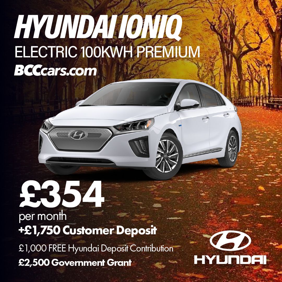 Unbeatable Hyundai offers from BCC, your key to a new Hyundai! Our very best offers are now live for September including the superb updated IONIQ EV for only £354 per month!

Click for full details 👇
buff.ly/3nAYWoD

BCC | Trusted for over 40 years
