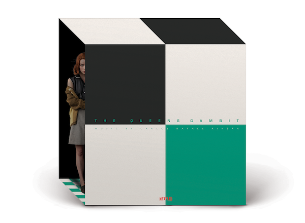 . <a href="/MondoNews/">MONDO</a> is a group who works with artists to create posters, books, apparel, and Vinyl art for the Classics. The group worked with designer <a href="/alan_hynes/">Alan Hynes</a> to create a Vinyl cover for a soundtrack by the composer Carlos Rafael for The Queen's Gambit. 
l8r.it/UQsO