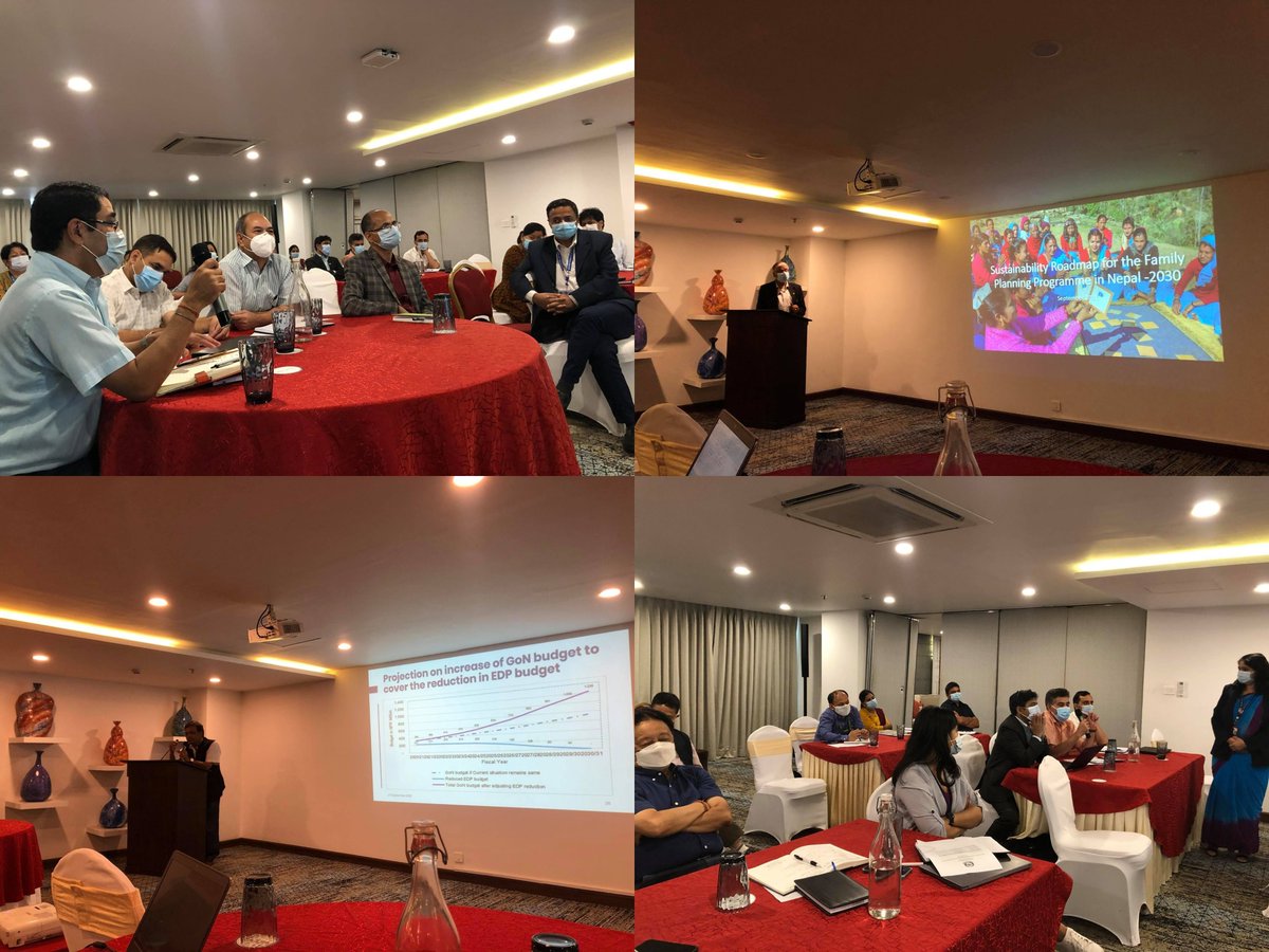 amitdhungel061's tweet photo. The FP2030 commitment &amp; Family Planning (FP) Sustainability Roadmap (2021-2030) drafting process 
 in Nepal provided an opportunity to the policymakers, &amp; FP experts to convene together to think and act for better FP outcomes in the coming decade @MoHP @UNFPANepal @FP2030Global https://t.co/x7k3rhl3bQ