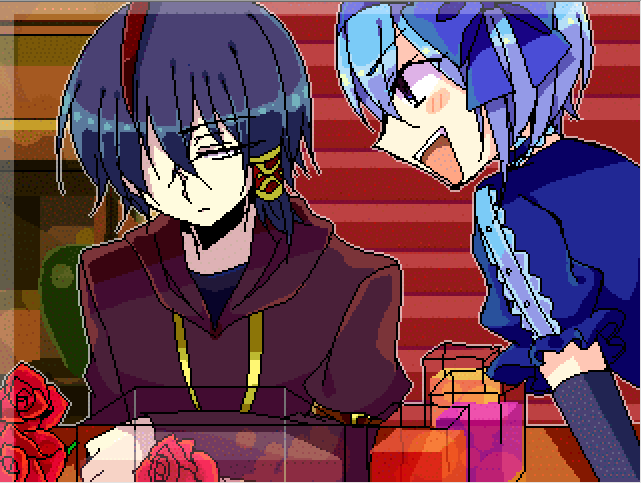 RedPurpleOTD's tweet photo. Today's Red/Purple duo of the day is Sirius Gibson and Wilardo Adler from Witch's Heart! https://t.co/lF1AXYBGk4