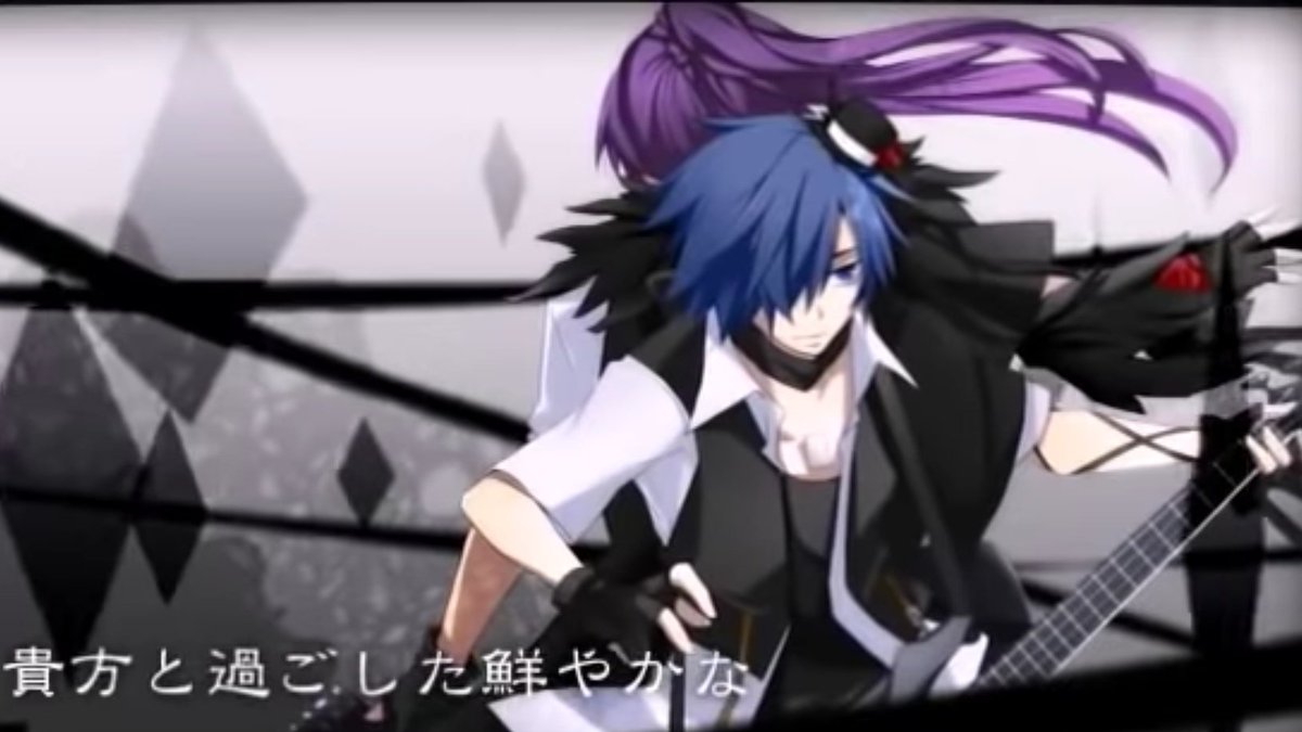 BluePurpleOTD's tweet photo. Today's Blue/Purple duo of the day is KAITO and Gakupo! They're Vocaloids! https://t.co/x6QDHkzT54