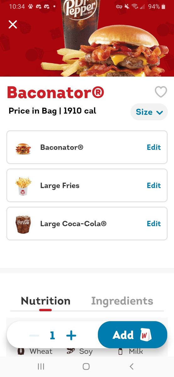 iamtheman325's tweet image. #WendysPhone #Comtest this is the best order