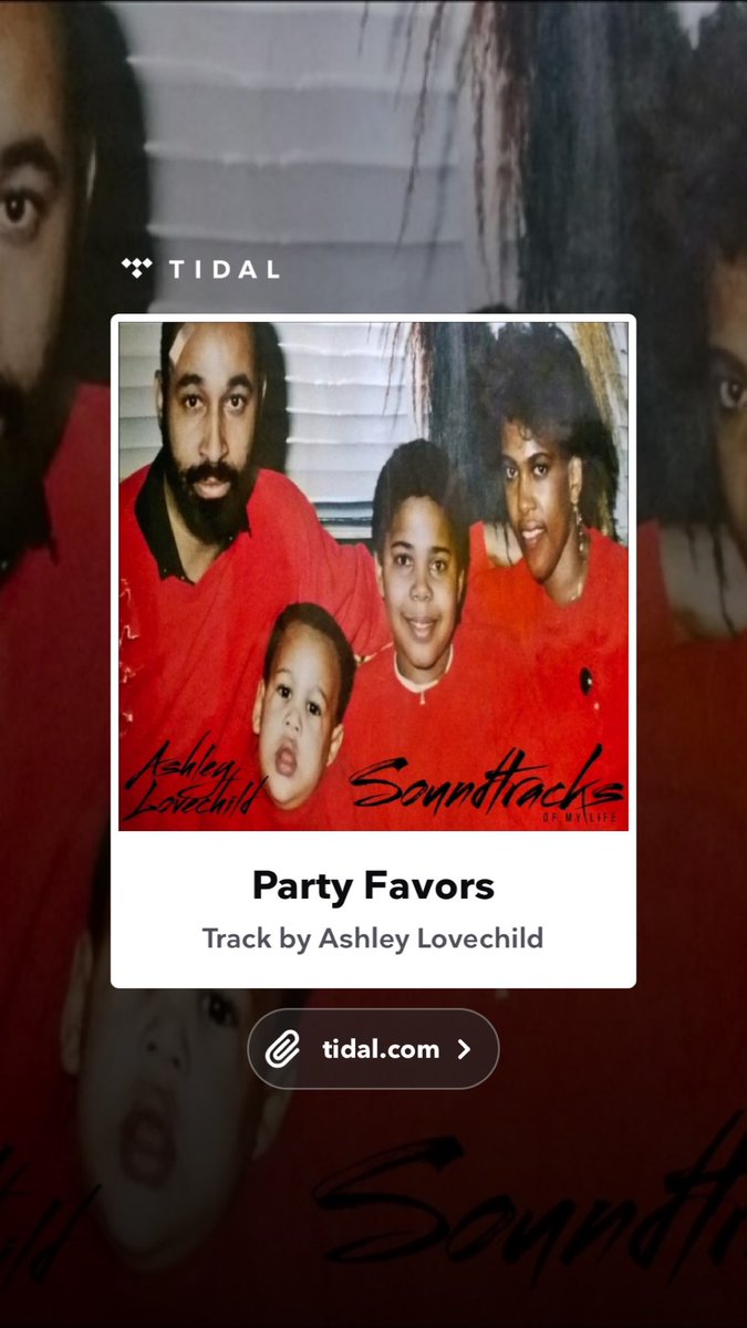 ashleylovechild's tweet photo. #ashleylovechild #partyfavors #soundtracksofmylife #ouvrecords #tidal https://t.co/JlaLQ6imGM